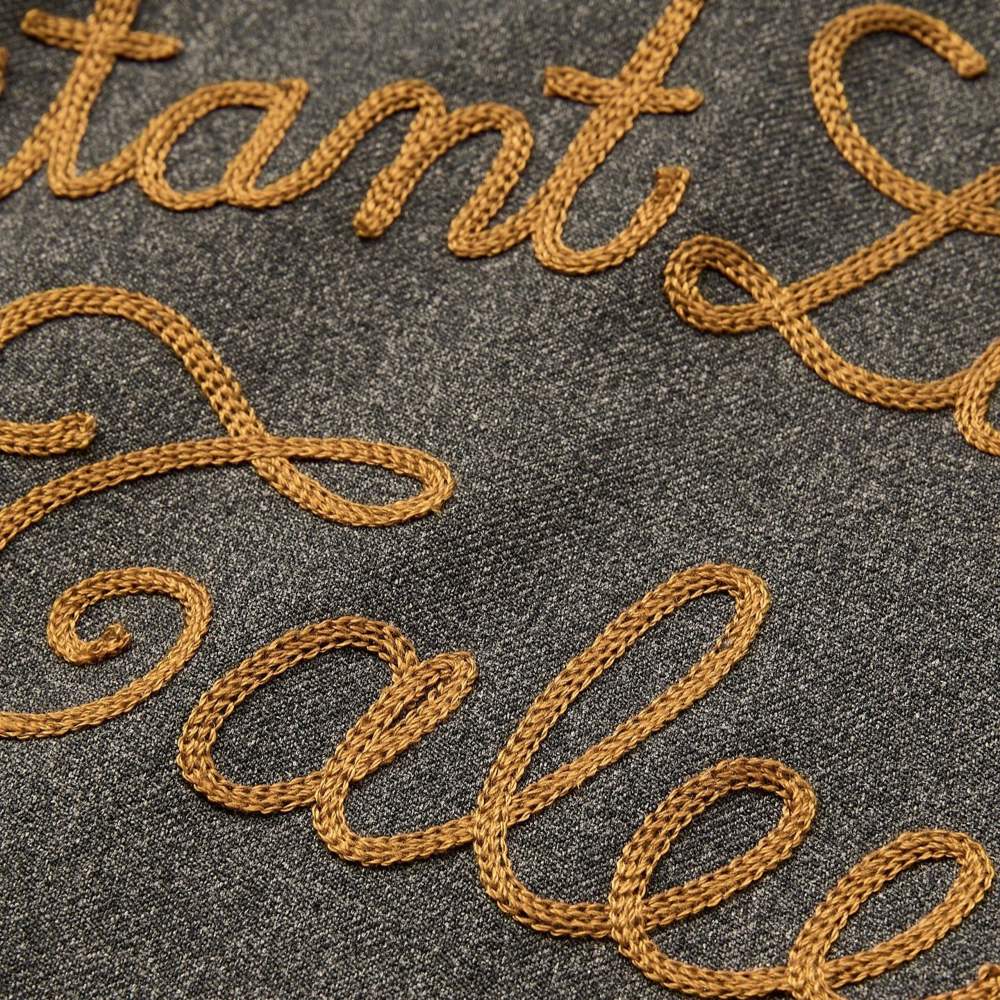 Chain Stitch decoration craft on custom apparel by Huaxing Apparel